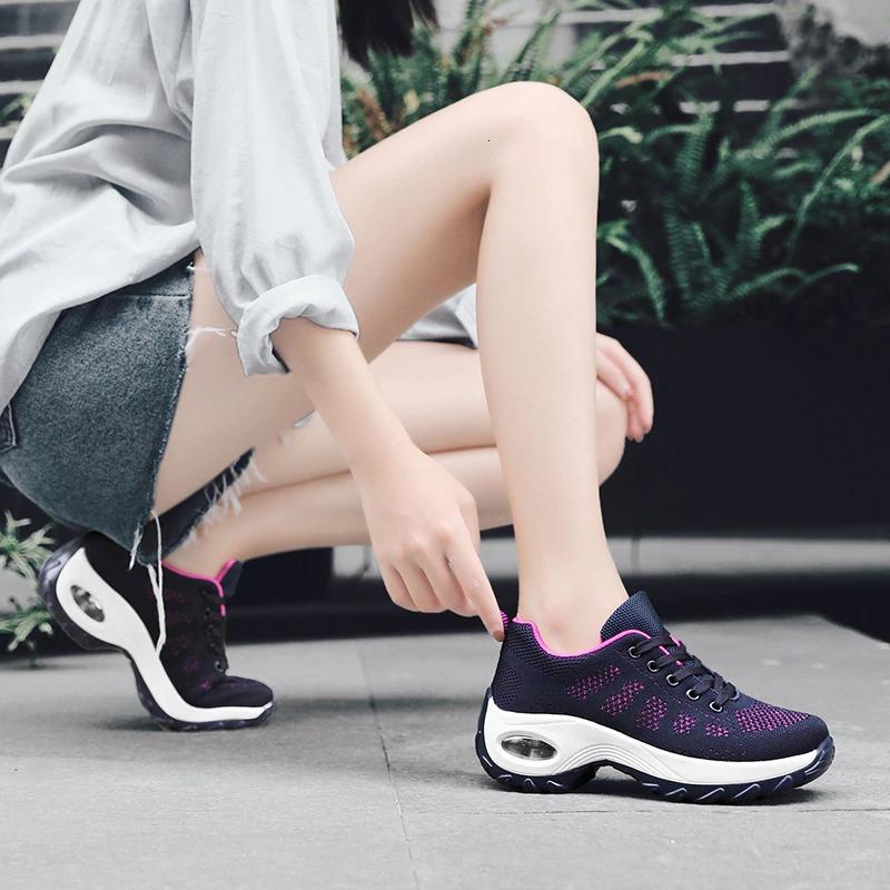 Chaussures de marche orthopédiques pour femmes – Rosy Framboise