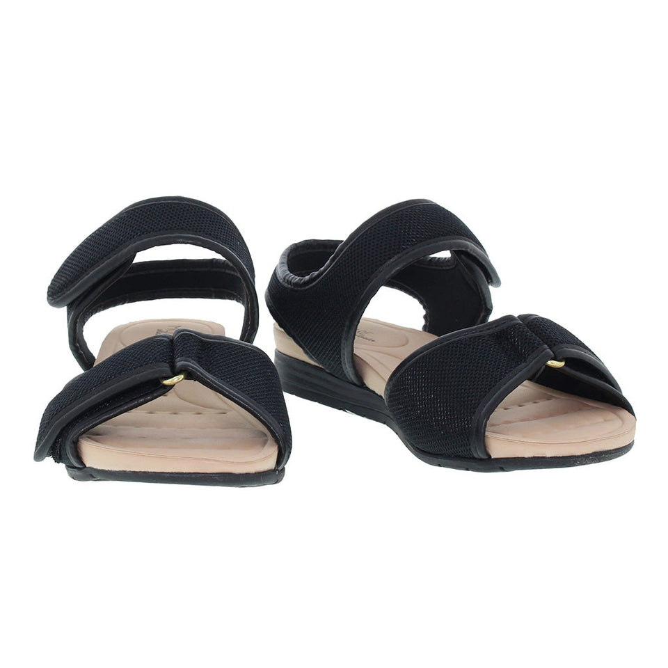 Sandale velcro ultra-confortable pour femmes avec semelle Dry-Tech
