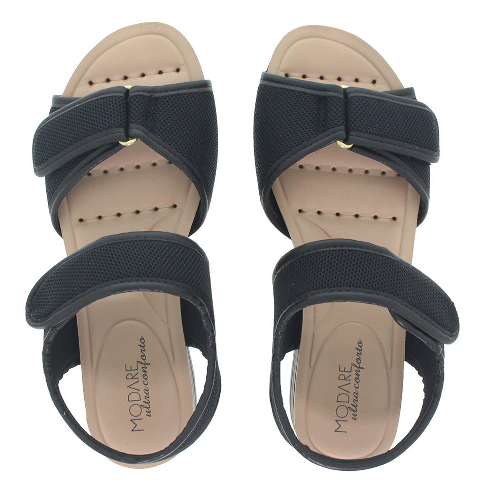 Sandale velcro ultra-confortable pour femmes avec semelle Dry-Tech