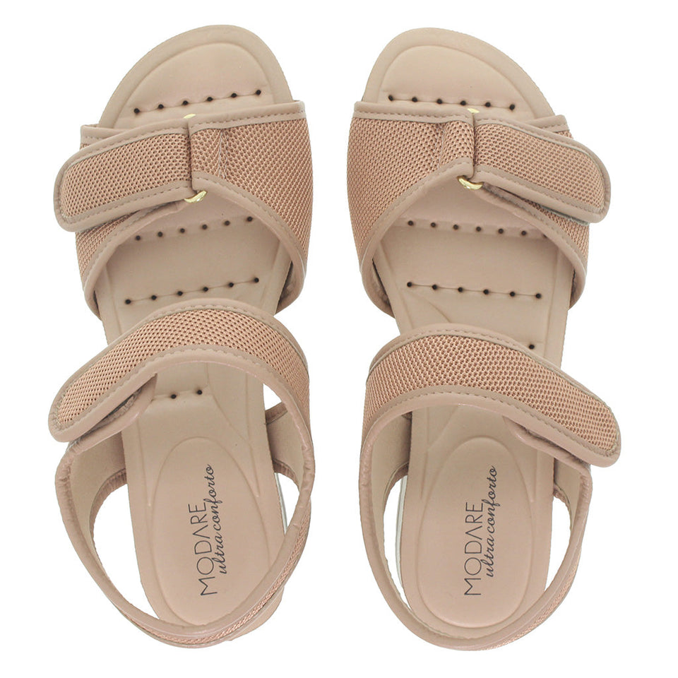 Sandale velcro ultra-confortable pour femmes avec semelle Dry-Tech
