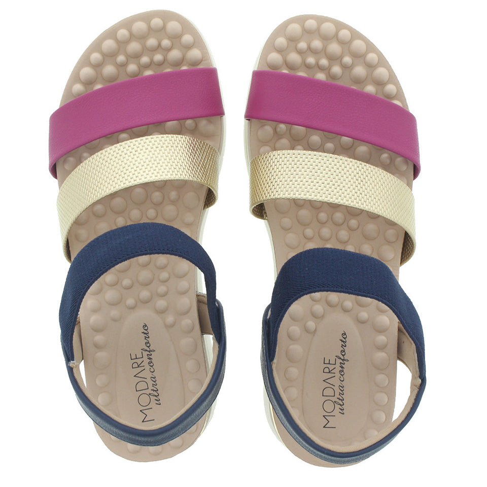 Sandales Modare ultra-douces à talon métallique pour femmes (REFLEX-SENSE)